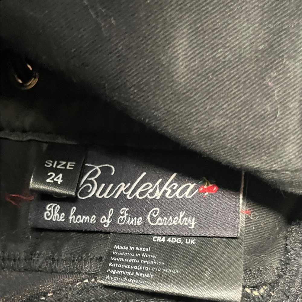 Burleska Black Lace Over-bust Corset - Picture 2 of 5